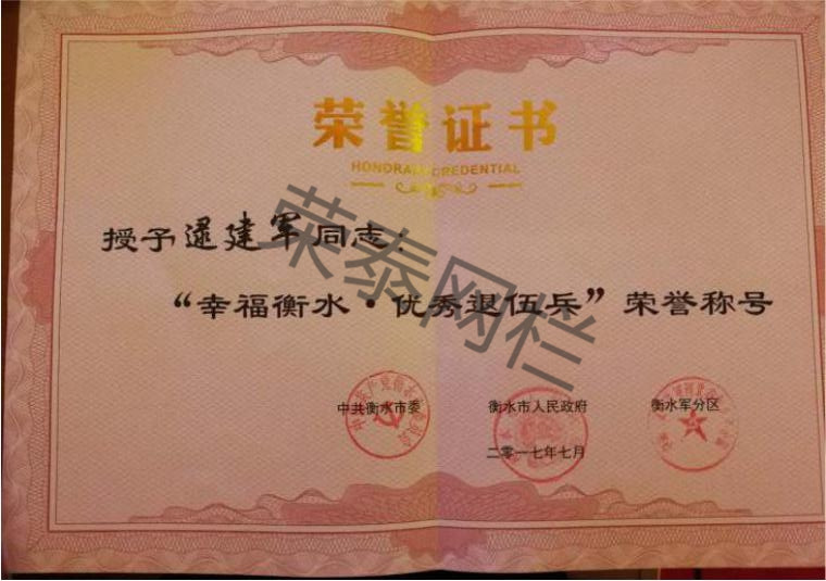 幸福衡水·優秀退伍兵